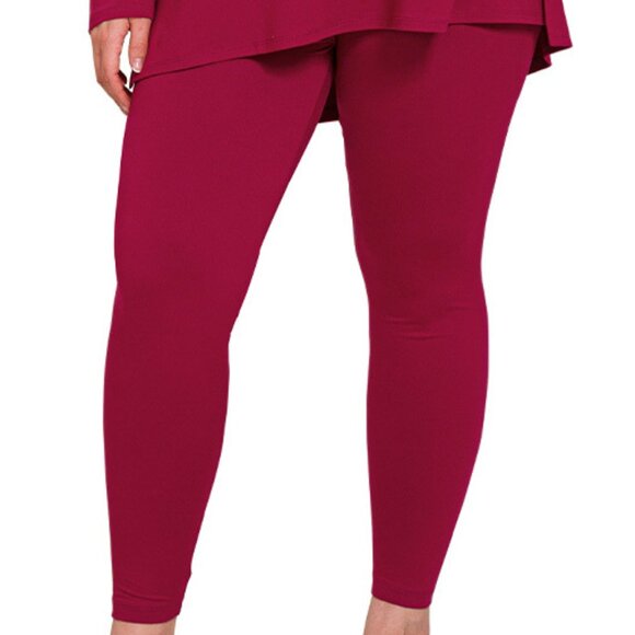 V-Neck Long-Sleeve Loungewear Leggings Set - Picture 4 of 5